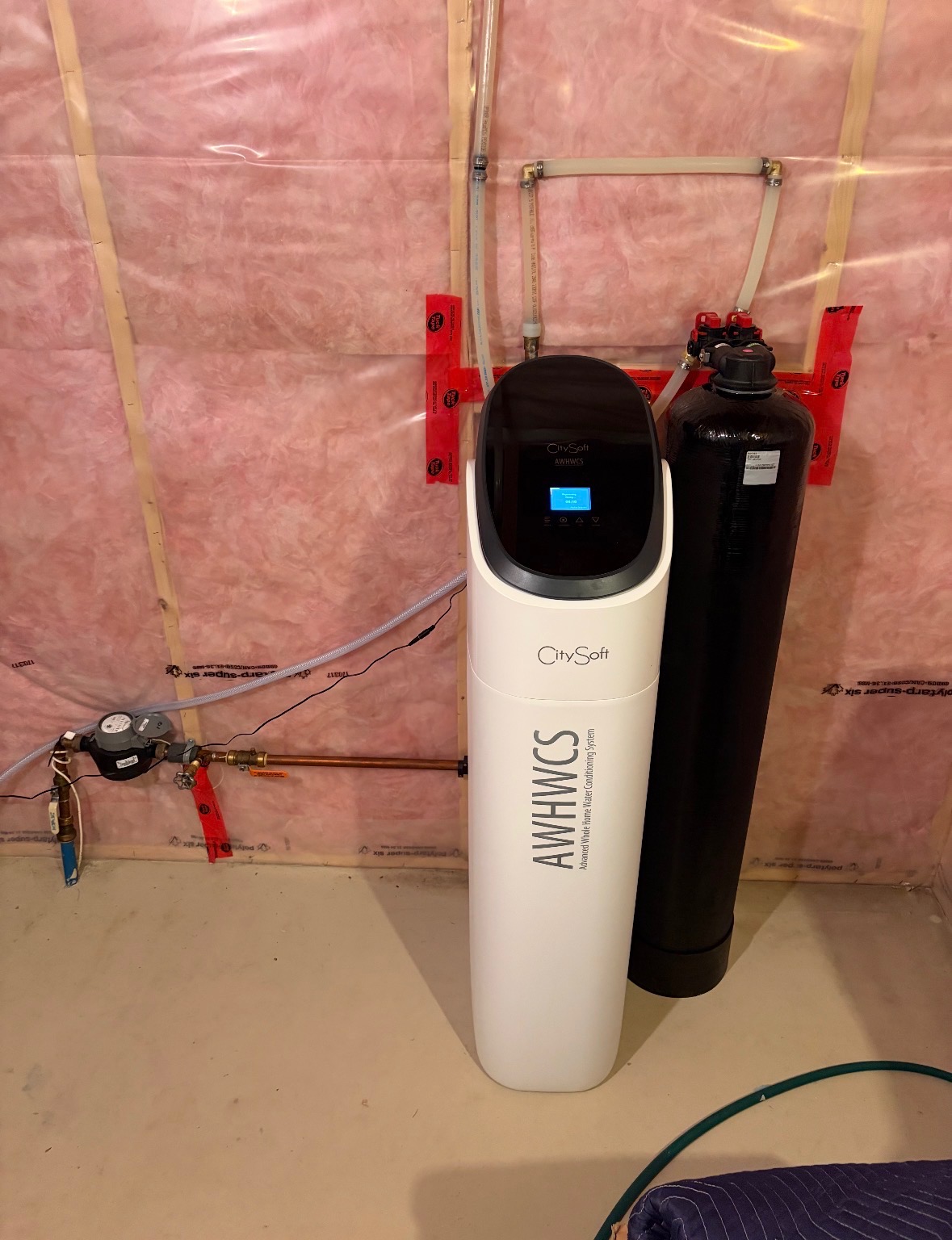 KCB Contracting water filtration unit installation