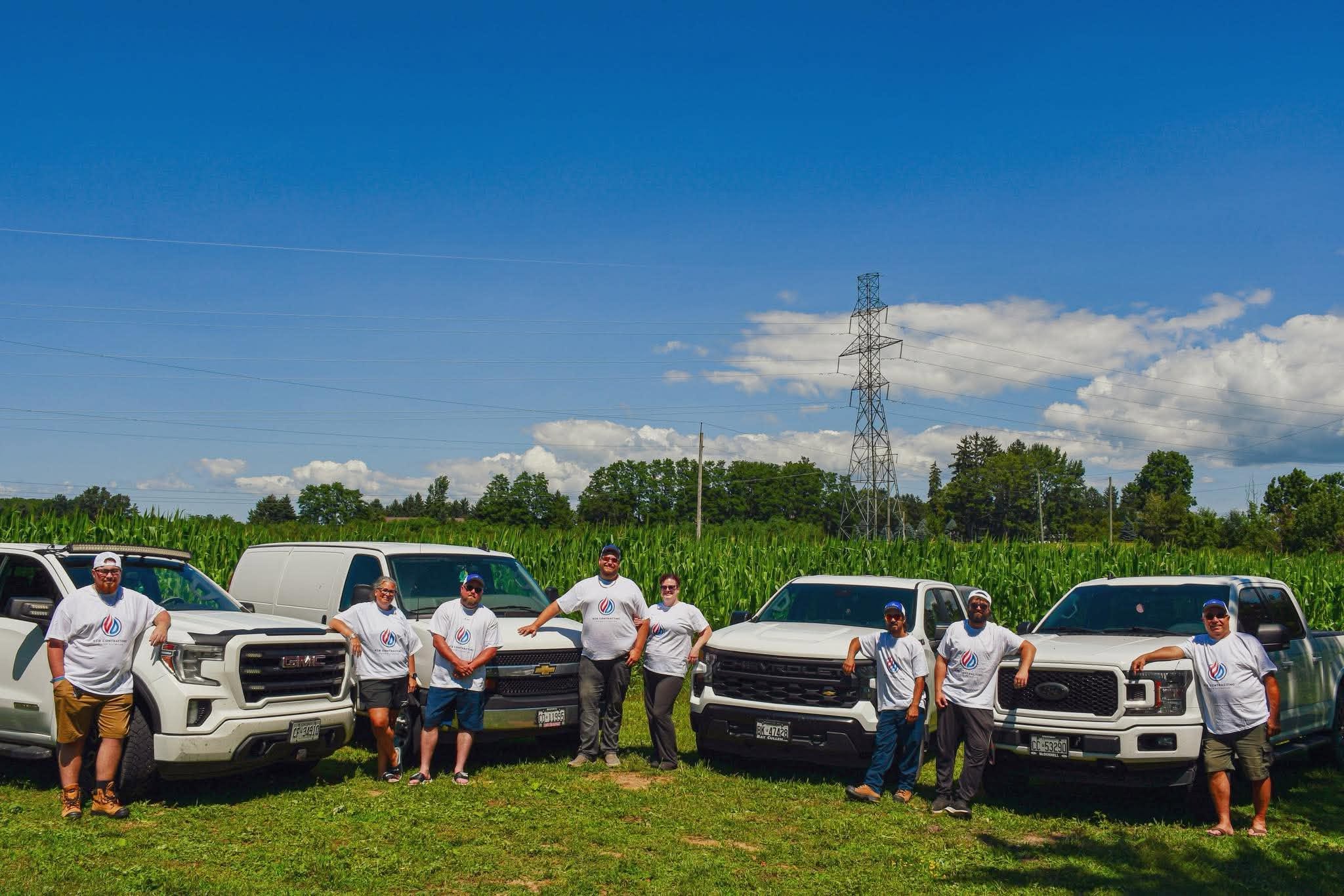 KCB Contracting company team photo